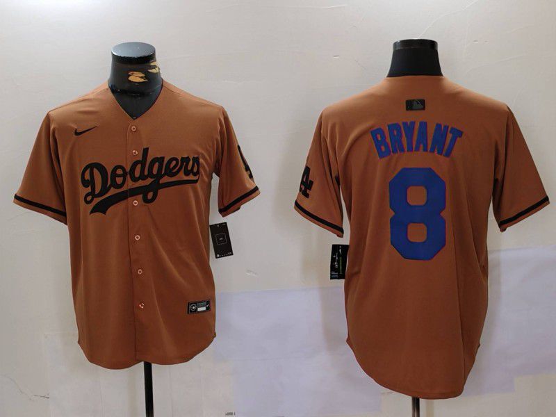 Men Los Angeles Dodgers #8 Bryant army green joint name 2024 Nike MLB Jersey style 4->arizona cardinals->NFL Jersey